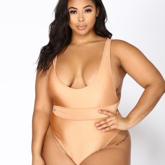 Fashion Nova Other - Gold Bathing suit